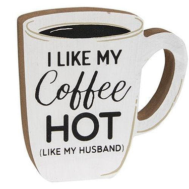 I Like My Coffee Hot Chunky Coffee Cup Sitter - The Fox Decor